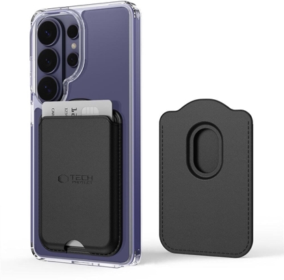 Picture of Tech-Protect TECH-PROTECT CH02 MAGWALLET MAGSAFE UNIVERSAL MAGNETIC CARD HOLDER BLACK
