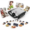 Picture of Tefal SW854D16 sandwich maker 700 W Black, Stainless steel