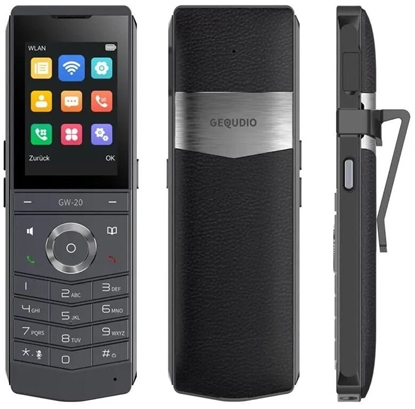 Picture of Telefon GEQUDIO Gequdio GW-20 Telefon IP WLAN z podstaw adujc kompatybilny z SIP