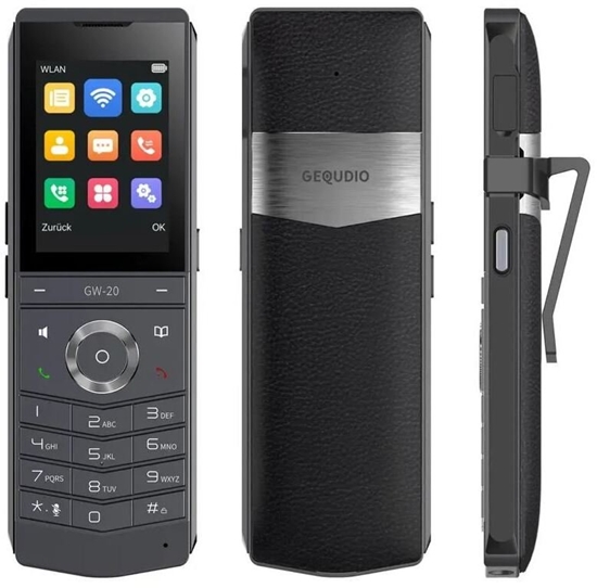 Picture of Telefon GEQUDIO Gequdio GW-20 Telefon IP WLAN z podstaw adujc kompatybilny z SIP