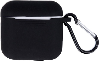 Picture of TelForceOne Etui do Airpods 3 czarne z haczykiem