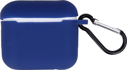 Picture of TelForceOne Etui do Airpods 3 granatowe z haczykiem