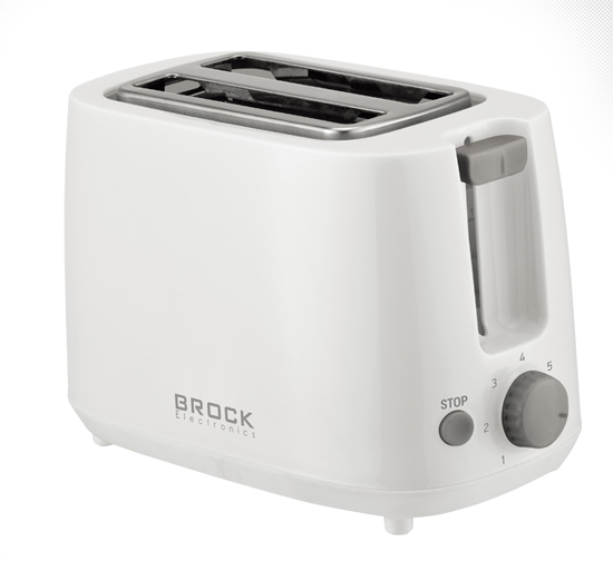 Изображение Toaster BROCK BT 1006 WH, 700W