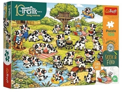 Attēls no Trefl Puzzle 100 Trefliki - wiat krówek TREFL
