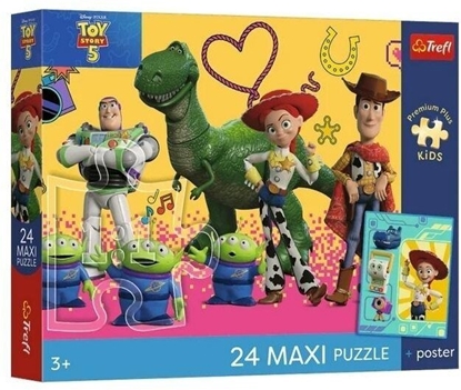 Attēls no Trefl PUZZLE 24EL TREFL MAXI ZABAWKI I PRZYJACIELE P8