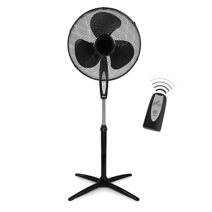 Изображение Tristar | Fan | VE-5899 | Stand Fan | 45 W | Diameter 40 cm | Number of speeds 3 | Oscillation | Remote control | Black