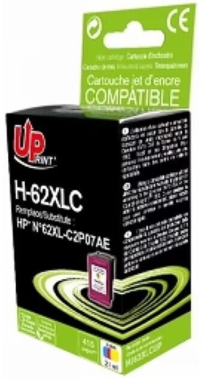 Изображение Tusz UPrint Tintes krtrids UPrint HP H-62XLC Colour