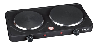 Picture of Two-ring electric hob BROCK EP 200 BK, 2500W