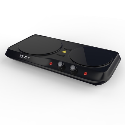 Picture of Two-ring infrared stove BROCK HPI 3002 BK 1200W + 800W