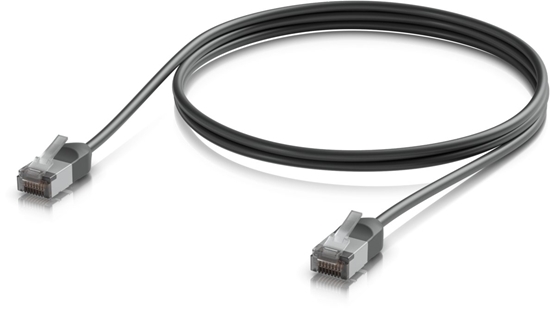 Picture of Ubiquiti Patchcord, Cat 6a, F/UTP, 1m, czarny (UACC-CABLE-PATCH-OUTDOOR-C6A-1M-BK)