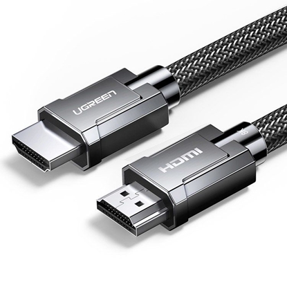 Изображение Ugreen Ugreen cable HDMI 2.1 cable 8K 60 Hz / 4K 120 Hz 3D 48 Gbps HDR VRR QMS ALLM eARC QFT 2 m gray (HD135 70321)