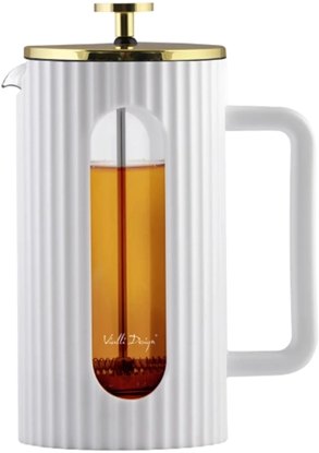 Picture of Vialli Design Zaparzacz do kawy i herbaty 1000ml biao/zoty Livio 1708