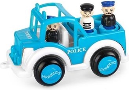 Attēls no Viking Toys Pojazd Jeep Policja z Figurkami Jumbo (045-1269)