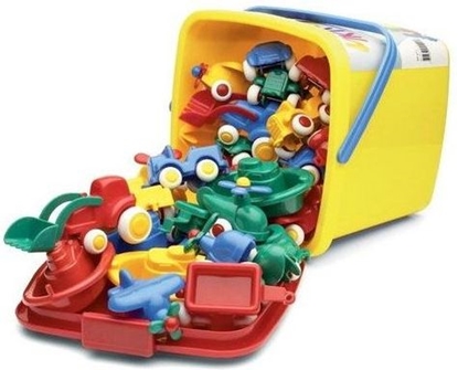 Attēls no Viking Toys Wiadro Bucket set z pojazdami 30szt. (045-41111)