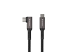 Picture of VR Kabelis Genesis Type C - Type C Male 5m Black