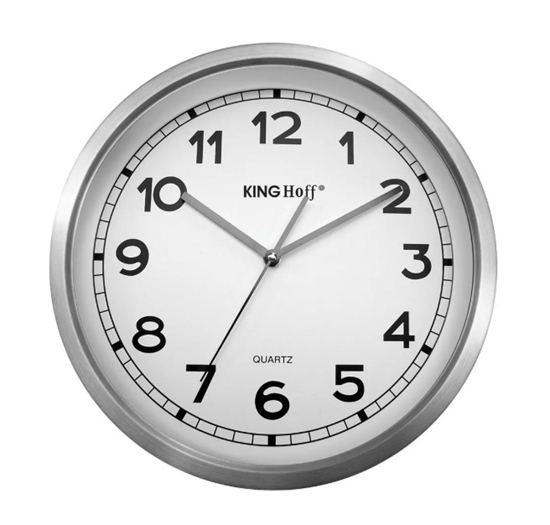Picture of Wall clock, stainless steel, Ø30cm, KH 5025, Kinghoff