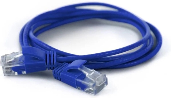 Picture of Wantec Patchcord Cat.6a, U/UTP, 0.2m, niebieski (7240)