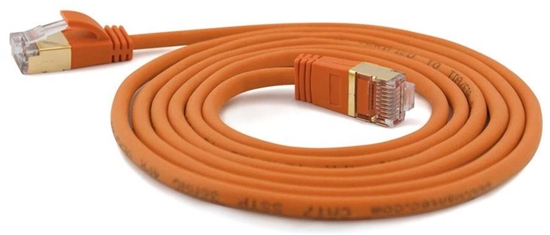 Picture of Wantec Patchcord Cat.7, SSTP, 0.5m, pomaraczowy (7144)