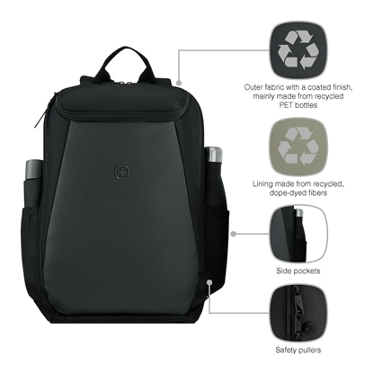 Picture of WENGER UrbanOne 15.6" Laptop Backpack, Black