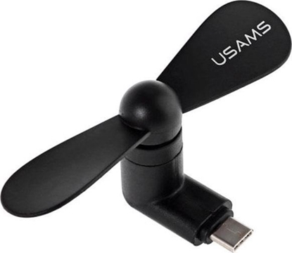 Picture of Wentylator USB Usams USAMS Wiatraczek USB-C czarny/black TCMF01 (US-ZB010)