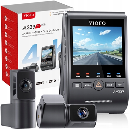 Attēls no Wideorejestrator Viofo Wideorejestrator VIOFO A329T 3CH GPS