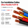 Picture of Wire;FLRY-B;stranded;Cu;1mm2;PVC;brown;60V;100m;Class:5