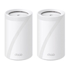 Picture of Wireless Router|TP-LINK|Wireless Access Point / Router|2-pack|9300 Mbps|Mesh|Wi-Fi 7|USB 3.0|4x2.5GbE|LAN \ WAN ports 4|Number of antennas 4|DECOBE65(2-PACK)