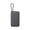 Picture of Xiaomi Power Bank 20000mAh (Integrated Cable) | 20000 mAh | Dark Gray