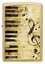 Attēls no Zippo Lighter 46712 Piano and Notes Design