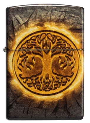 Изображение Zippo Lighter 46815 Gleaming Tree of Life Design