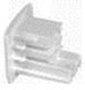 Изображение 1 phase tracklight rail end cap, white