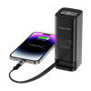 Picture of 20'000 mAh ātrais 100W lādētājs-akumulators (Power Bank) ar displeju | integrēts kabelis USB-C
