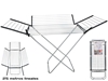 Изображение 25M Aluminum dryer 175X55X110 Cm