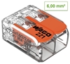 Picture of 2-kontaktu spaile 221-612 50gb. Fine-stranded conductor : 0.14 … 6 mm² / 24 … 12 AWG