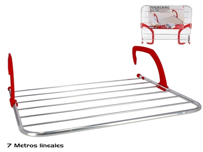 Изображение 7 m Aluminum Dryer For Balcony, 63x50x16 cm