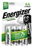 Изображение AA akumulatori 1.2V Energizer Recharge sērija Ni-MH HR6 1300 mAh iepakojumā 4 gb.