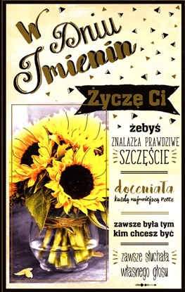 Attēls no AB Card Karnet Poradnik Imieninowy "ycze Ci eby znalaza prawdziwe" IM 06