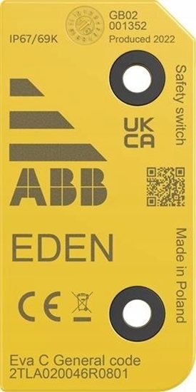Изображение ABB Eva C czujnik o kodzie ogólnym do agresywnego rodowiska pracy DYN/OSSD 2TLA020046R0801