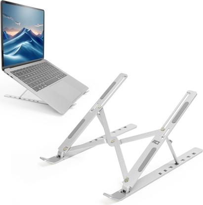 Attēls no ACT Foldable laptop stand metal