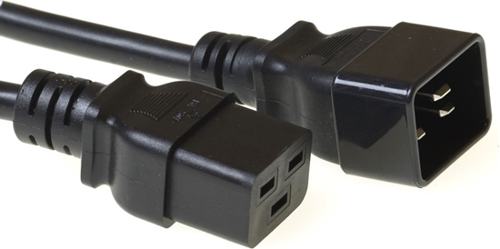 Изображение ACT POWERCORD C19-C20 BLACK  1.20M