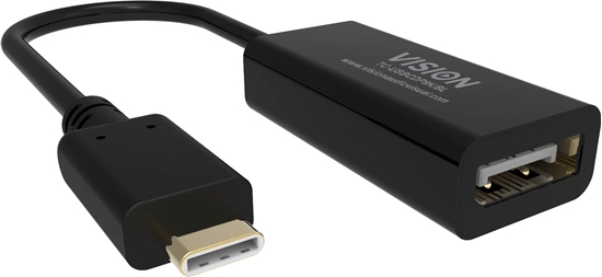 Picture of Adapter USB Vision  TC-USBCDP8K USB-C - DisplayPort Czarny  (TC-USBCDP8K/BL)