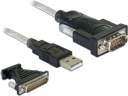 Attēls no Adapteris USB2.0 uz seriell 9DSub/St + 25DSub/St