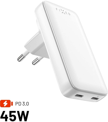 Picture of adowarka Fixed Slim Traveller 2x USB-C 3 A (FIXCG45S-2CD-WH)