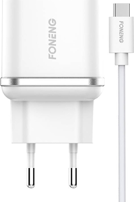 Изображение adowarka Foneng adowarka sieciowa Foneng EU20 + kabel dual USB do USB-C