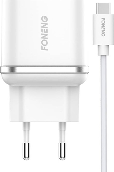 Изображение adowarka Foneng adowarka sieciowa Foneng EU20 + kabel dual USB do USB-C