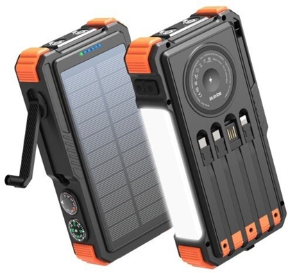 Picture of adowarka solarna ExtraLink Extralink Powerbank solarny 20000mAh 20W dynamo indukcja lampa latarka