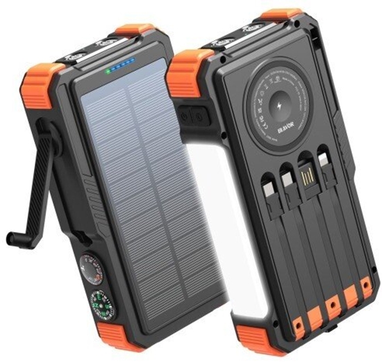 Picture of adowarka solarna ExtraLink Extralink Powerbank solarny 20000mAh 20W dynamo indukcja lampa latarka