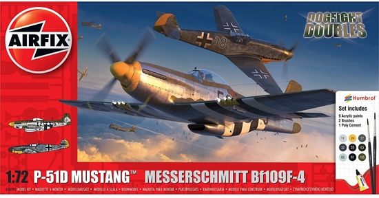 Picture of Airfix Airfix Set P-51D Mustang vs Bf109F-4 Dogfight Double