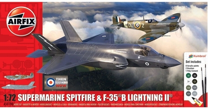 Picture of Airfix Airfix Set Then and Now Spitfire Mk Vc & F-35B Lightning II