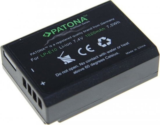 Picture of Akumulator Patona Fotobaterie Patona pro Canon LP-E10 1020mAh Li-Ion Premium - PT1213